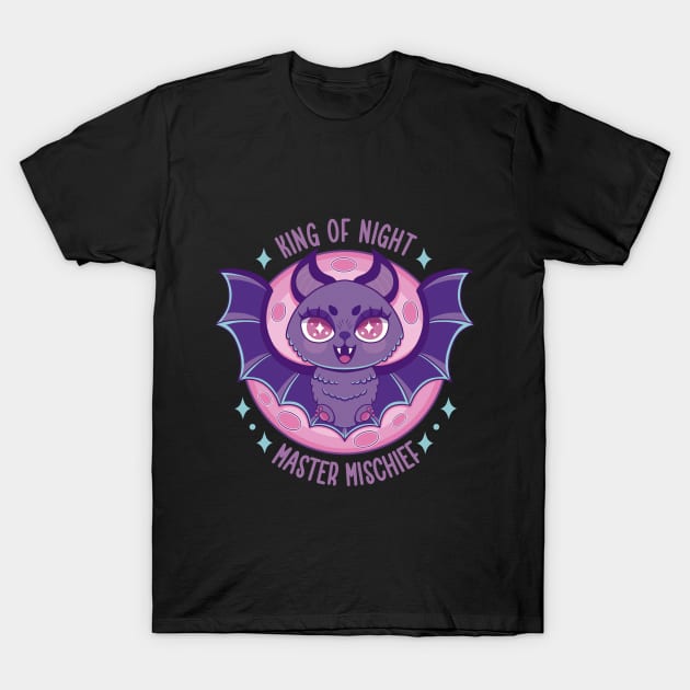 King of Night, Master Mischief - Gift T-Shirt by thaisliborio